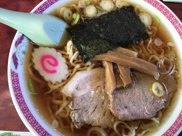 「ラーメン600円」@宝来軒の写真