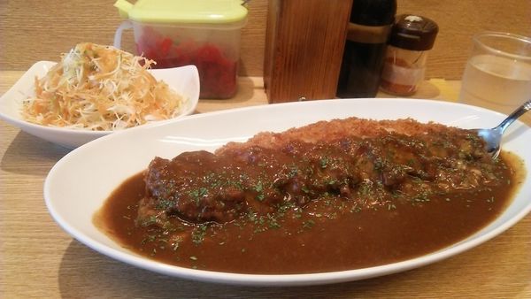 「ランチ ロースカツカレー 800円」@カレーや うえのの写真