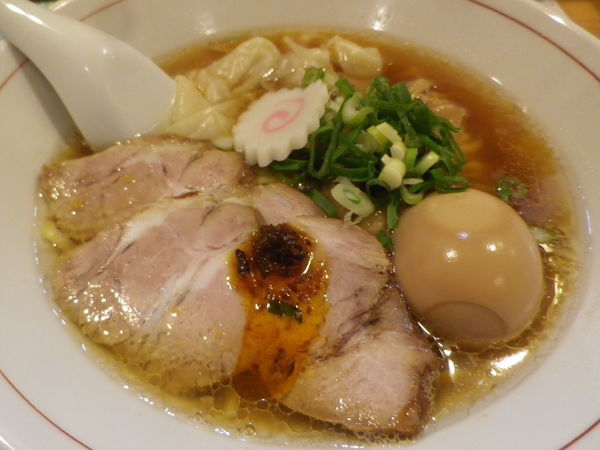 「旭特ラーメン・平打ち縮れ麺」@自家製麺中華SOBA 旭の写真