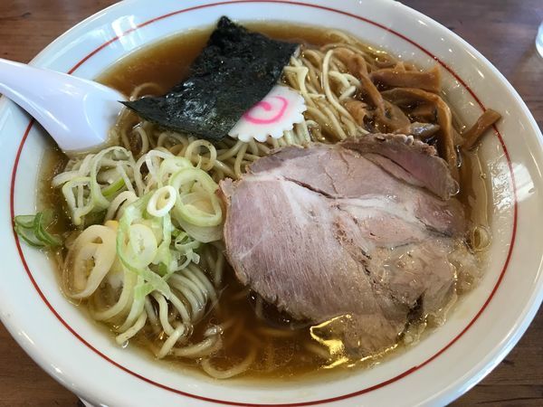 「シャモ中華そば 大盛  890円」@麺屋58の写真