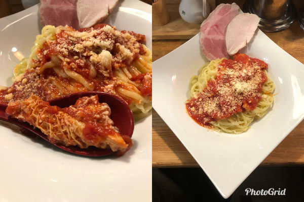 「[限定] サンマルツァーノとトリッパの和えそば」@麺庵 小島流の写真