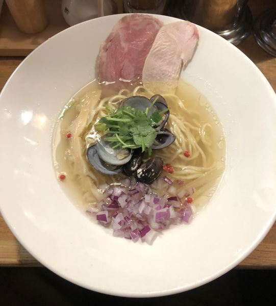 「[限定] 風蓮産蜆の清湯 (塩で) ¥1000」@麺庵 小島流の写真