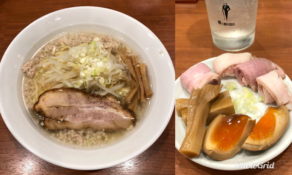 「塩ラーメン(背脂ver.)￥770円 & Others」@中華そば 七麺鳥の写真