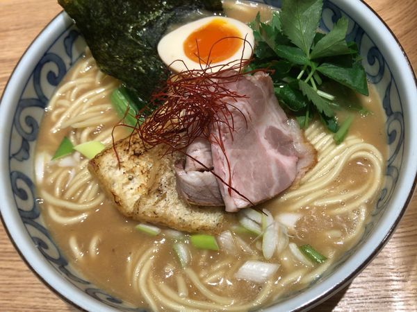 「酒粕濃厚そば(麺大盛)」@銀座 風見の写真