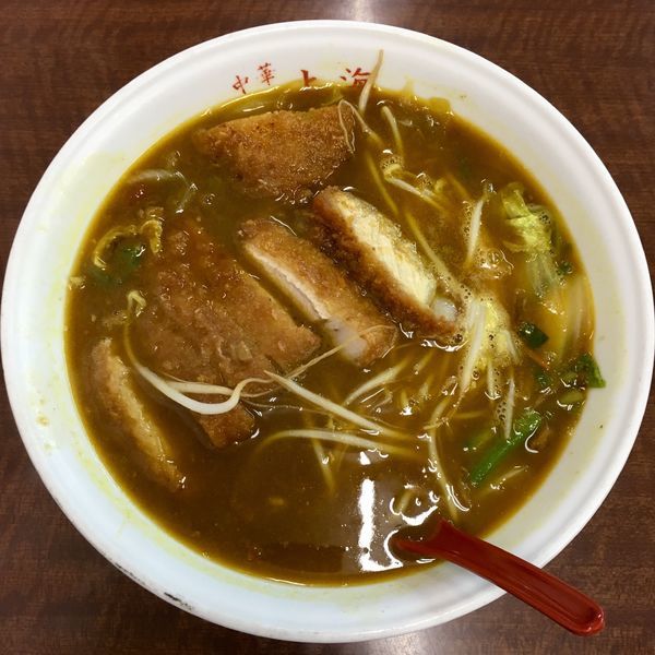「カツカレーラーメン (930円)」@中央市場 上海の写真