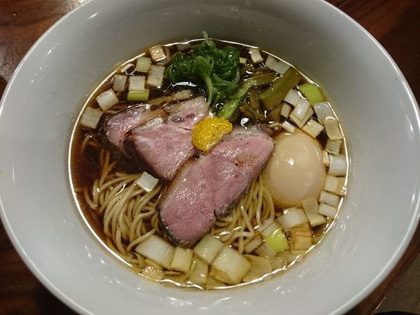 「味玉京鴨出汁そば 他」@Handicraft Worksの写真