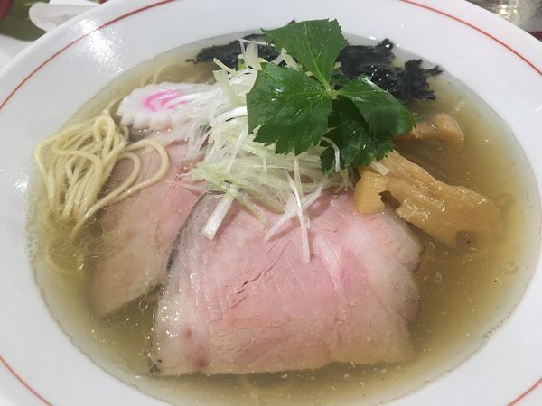 「煮干しと浅利の塩そば780円」@溝ノ百合の写真