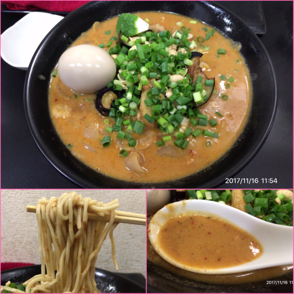 「【限定】マッサマンカレーめん¥1000+味玉（クーポン）」@自家製麺SHINの写真