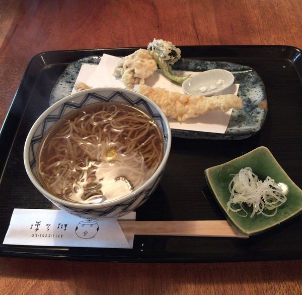 「穴子天つきそば ¥2650」@江戸蕎麦 ほそ川の写真