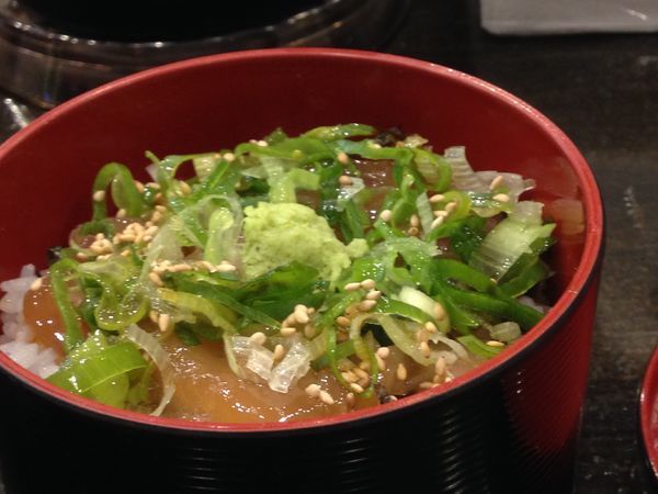 「特製黒豚骨醤油 780円 マグロ丼セット 1250円」@ら～めん TAMAZOの写真