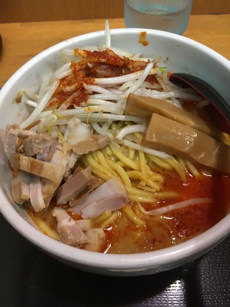 「あえめん  辛め」@味噌麺処 花道庵の写真