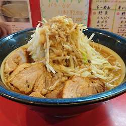 大らーめん(700g)＋豚増し 野菜 油