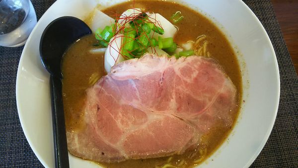 「とろみ にぼし味噌麺」@行雲流水の写真