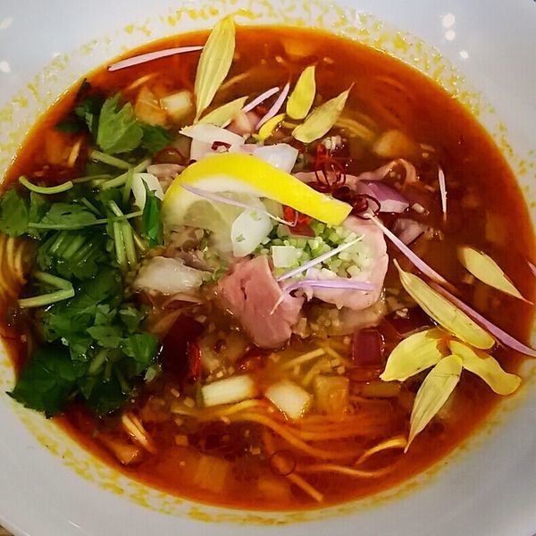 「【限定】トムヤム風ヌードル ８００円」@麺's キッチン RIRIの写真