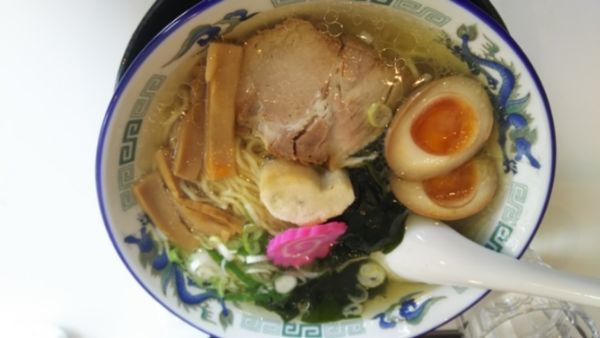 「味玉塩ラーメン」@北海道らーめん みそ熊 築地店の写真