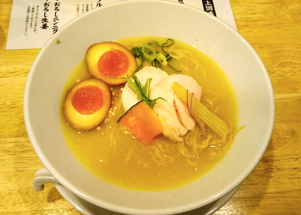 鶏白湯ラーメン+味玉