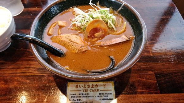 「カレーラーメン」@北海道ラーメンなまらの写真