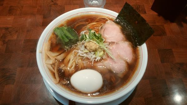 「味玉生姜醤油大盛」@生姜醤油専門 我武者羅 代々木店の写真