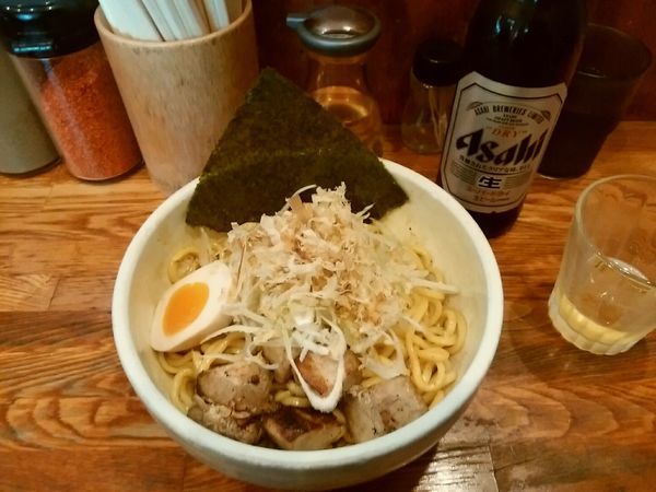 「汁なし(並)醤油味和風」@らーめん 破顔の写真