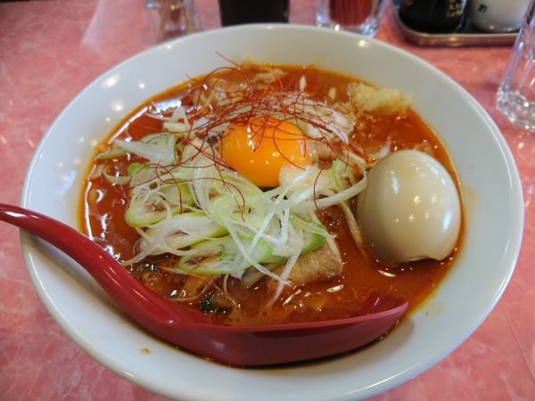 「【限定】味噌らーめん 豚キム ジャンク800円＋割飯50円」@カッパラーメンセンターの写真
