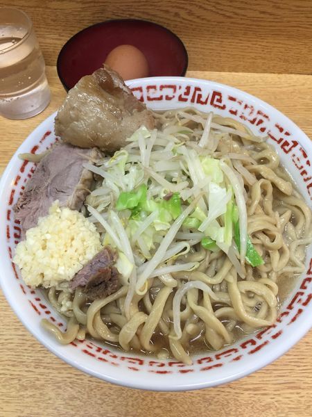 「小 いい卵」@ラーメン二郎 環七新新代田店の写真