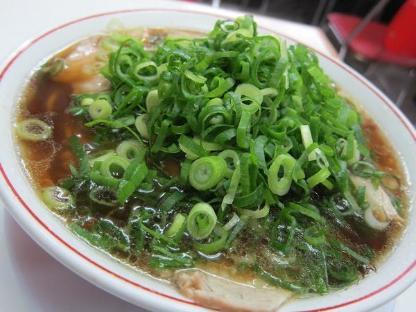 「ラーメン　ネギ多め」@本家第一旭 たかばし本店の写真