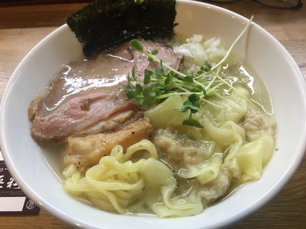 「塩ワンタン麺850円」@中華そば JUN-CHANの写真