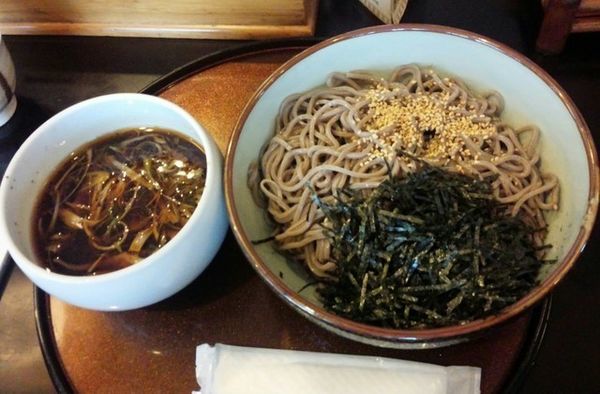 「辛いつけそば」@そば処 ひろの写真