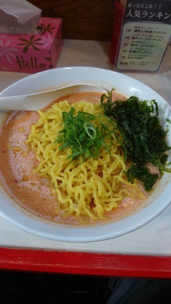 「濃厚海老味噌タンタン麺800円大盛り100円」@奴が愛したタンタンメン メーギ・テントーチの写真