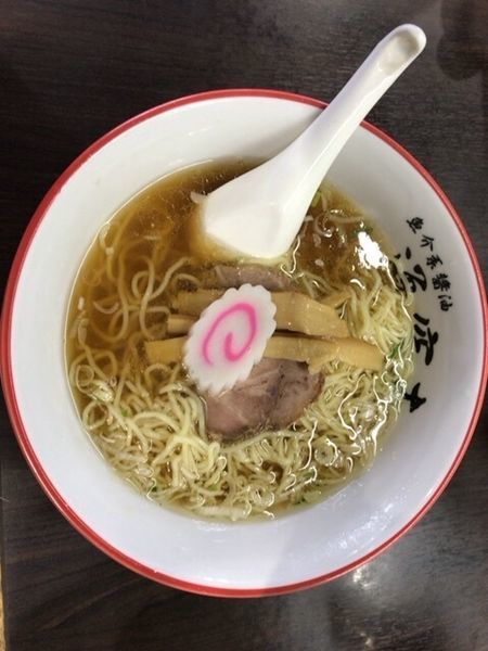 「ラーメン 750円」@煮干しらーめん 海空土 吉岡店の写真