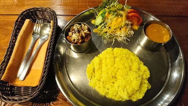 「サフランライスプレート　９００円」@サマナラの写真