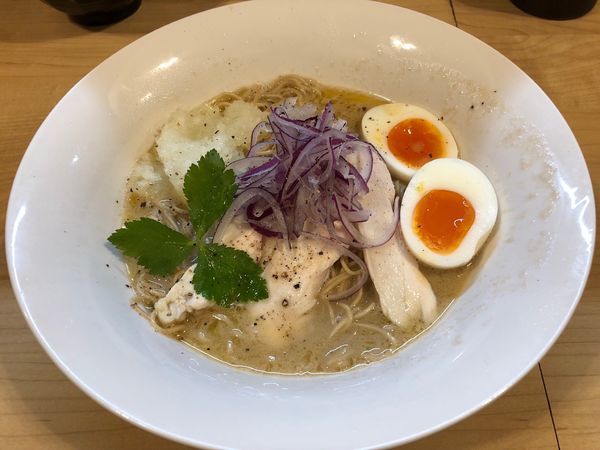 「（２周年限定）真鯛そば」@麺屋Mの写真