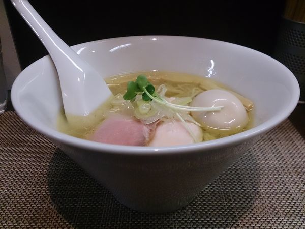 「味玉塩蕎麦」@神保町黒須の写真