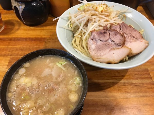 「つけ麺 780円 アブラ、ニンニクちょい。」@ラーメン盛太郎の写真