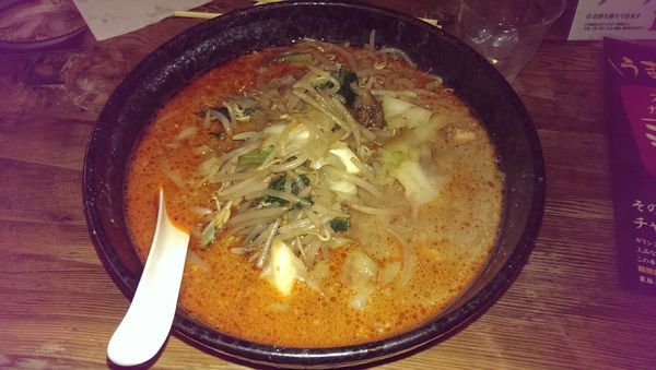 「辛味噌野菜そば、大盛」@横濱家 鶴川店の写真