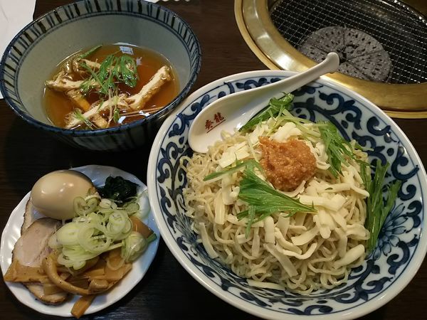 「奏龍－ｎａｋｉｒｙｕ－みそ温つけメン「紬」　※㋗で７００円」@夢の家の写真