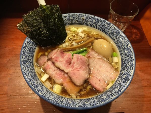 「特製手揉み中華蕎麦（醤油）」@麺処 ほん田の写真