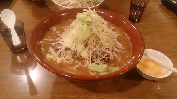 「大めんじろ780円+麺増し200円」@めんじろの写真