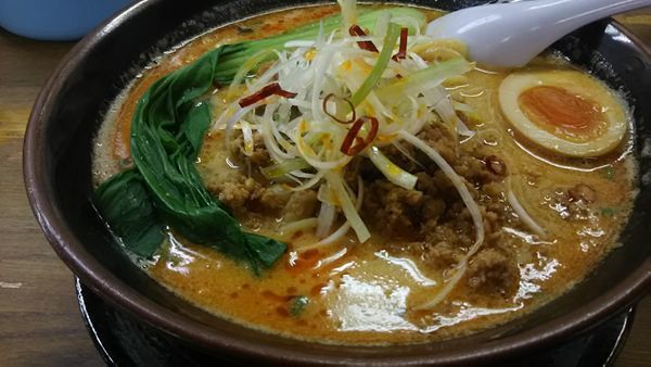 「みそ担々麺 大盛り」@くるまやラーメン 東松山店の写真