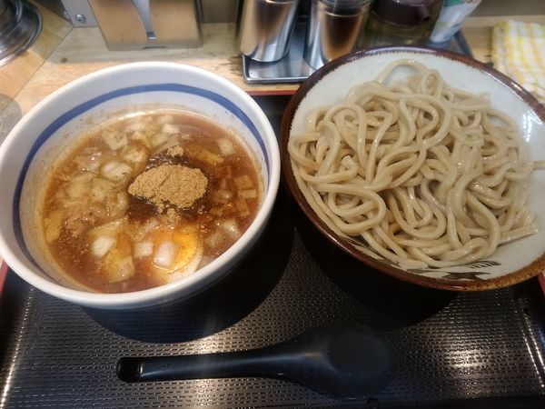 「つけ麺(並盛・250g・かつお)780円」@麺絆や 519の写真