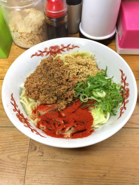 「汁なし担々麺 並 250g 800円」@自家製麺 てんかの写真