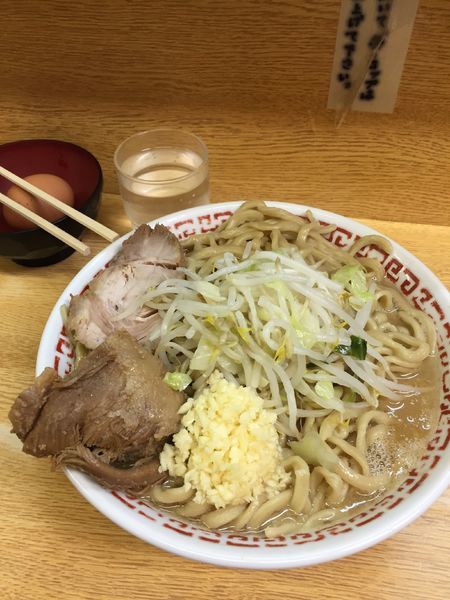 「小 いい卵」@ラーメン二郎 環七新新代田店の写真