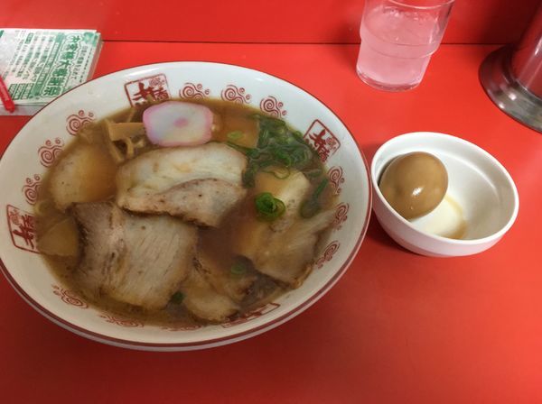 「特製中華そば 味付煮卵」@井出商店の写真