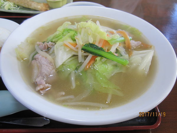 「タンメン７００円」@三和食堂の写真