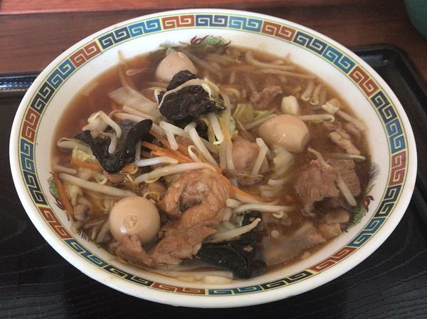 「うずらのせサンマー麺(限定)790円」@丹行味素 北新横浜本店の写真