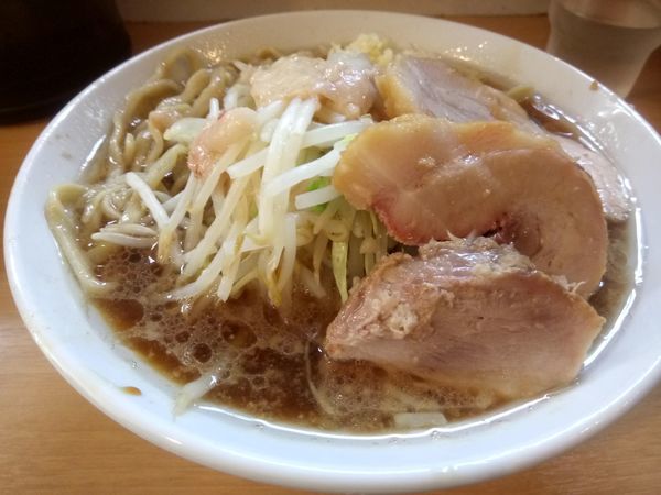 「ミニラーメン700円(ニンニク アブラ)」@豚星。の写真