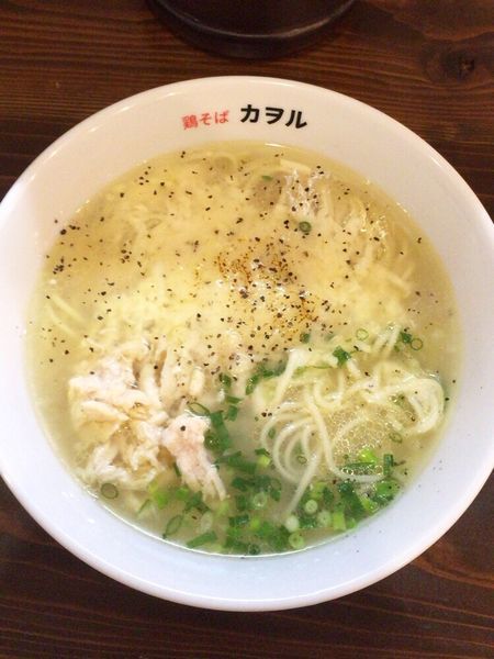 「鶏そば 塩チーズ」@鶏そば カヲルの写真