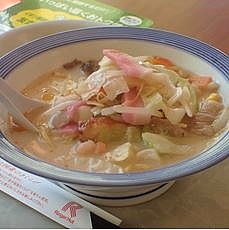 「スナックちゃんぽん420円+野菜たっぷり皿うどん730円」@リンガーハット イオン相模原店の写真