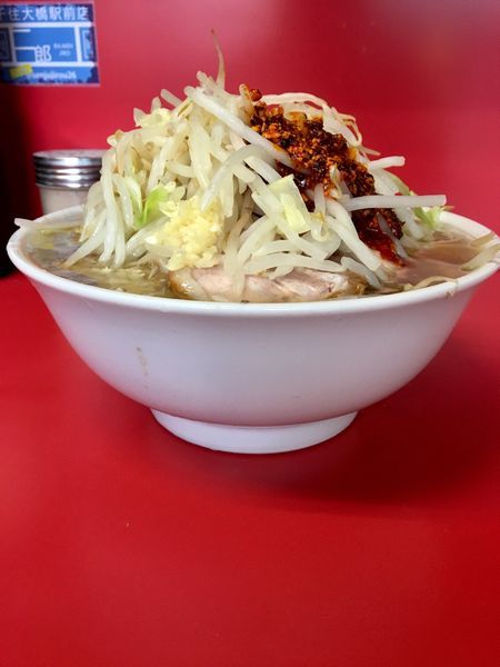 「ラーメン小少なめ」@ラーメン二郎 千住大橋駅前店の写真