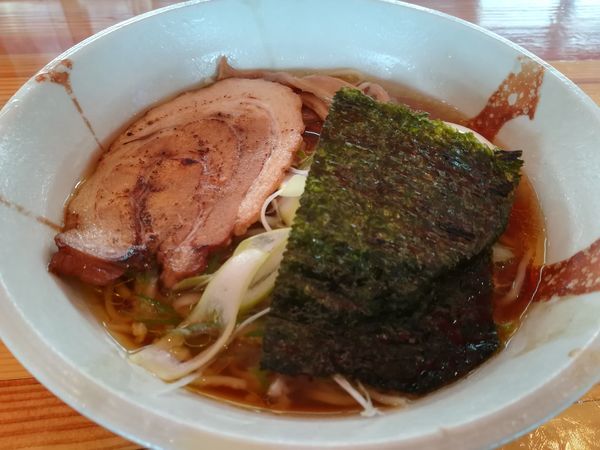 「中華そば　味玉トッピング」@中華そば 田中製麺の写真